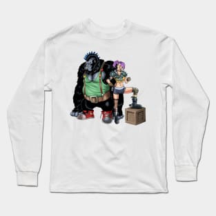 Gorilla and PunkGirl! Long Sleeve T-Shirt